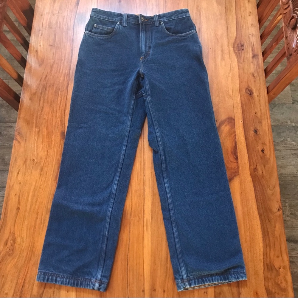 Duluth Trading Flannel-Lined Ballroom Jeans 32 x30